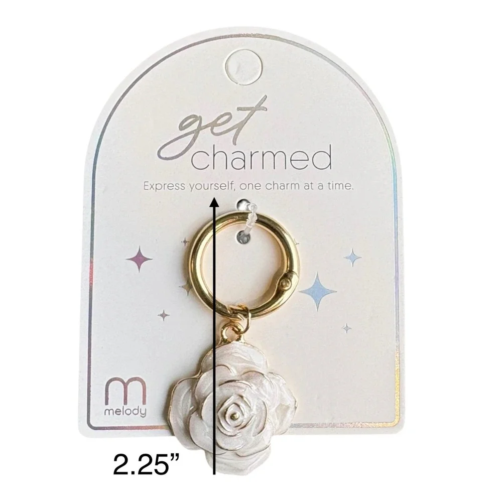Melody Key Chain Women's Cream White 2.25